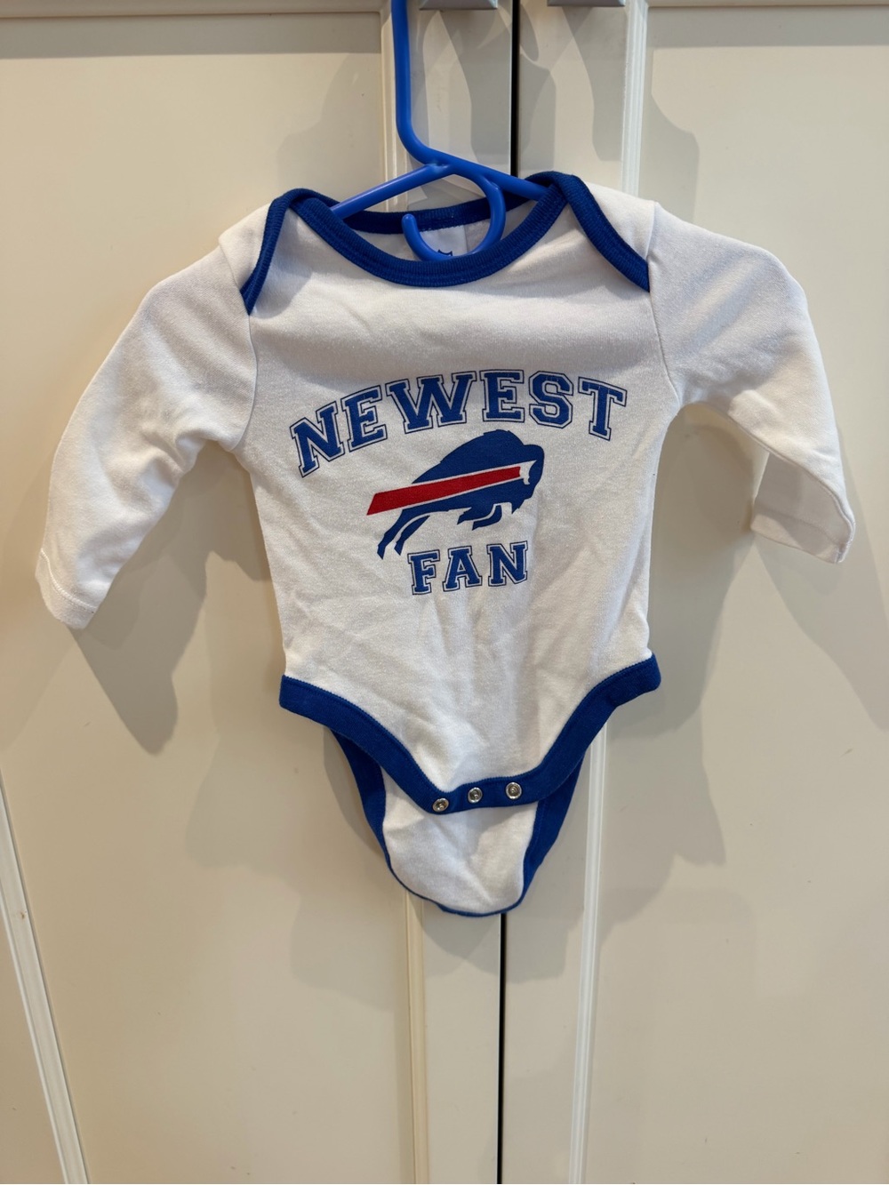 Buffalo bills 0-3m Newest Fan Bodysuit